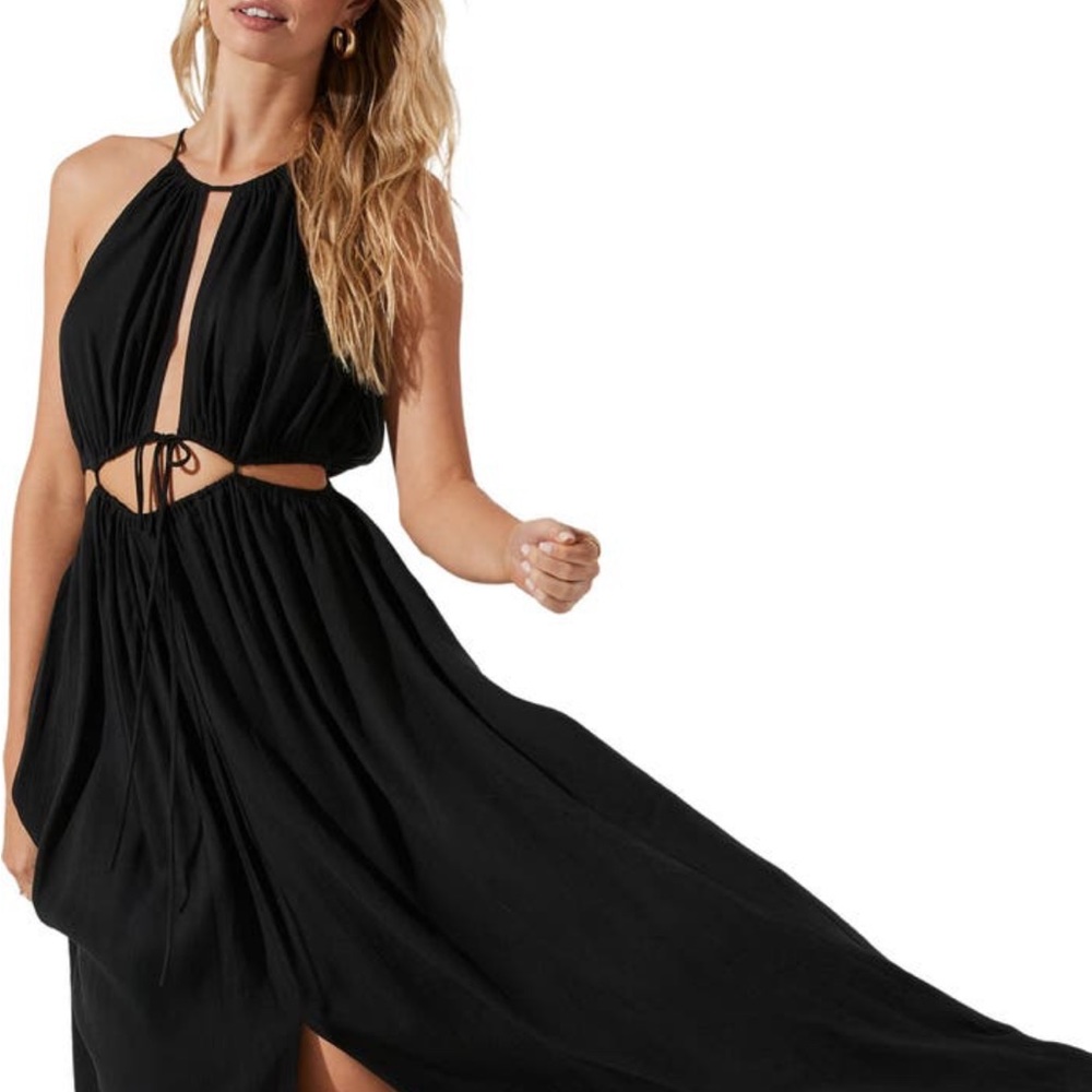 Astr the Label Cut Out Halter Dress size XS